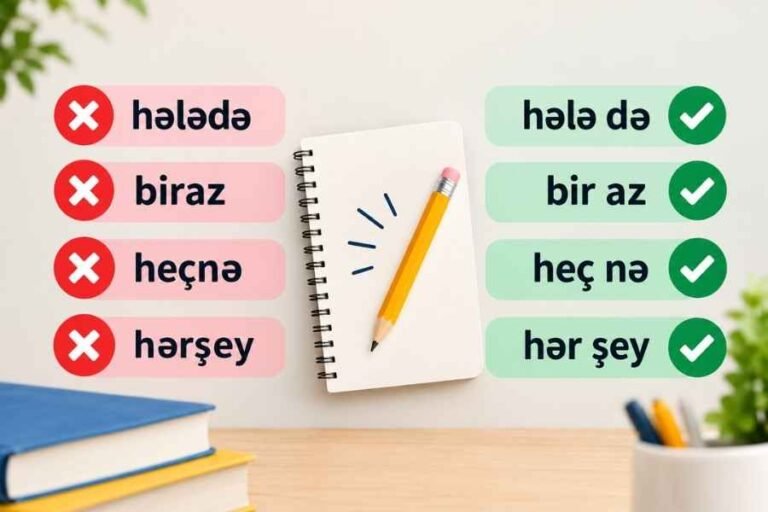 Ən çox edilən dil səhvləri
